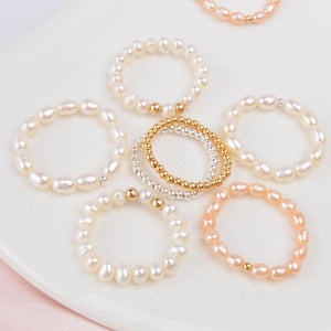 Bague PERLE BOHÈME - Perles d'Eau Douce & Argent - KASANEL