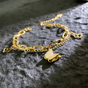 Bracelet Duo PAPILLONS LIA - KASANEL