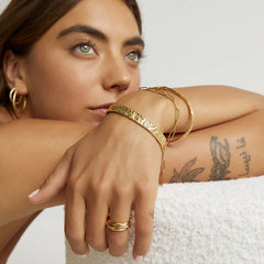 Essential Cuff – Minimalist Gold & Silver Bangles