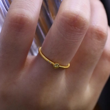 Bague LARME D'OR - Argent & Finition Sablée