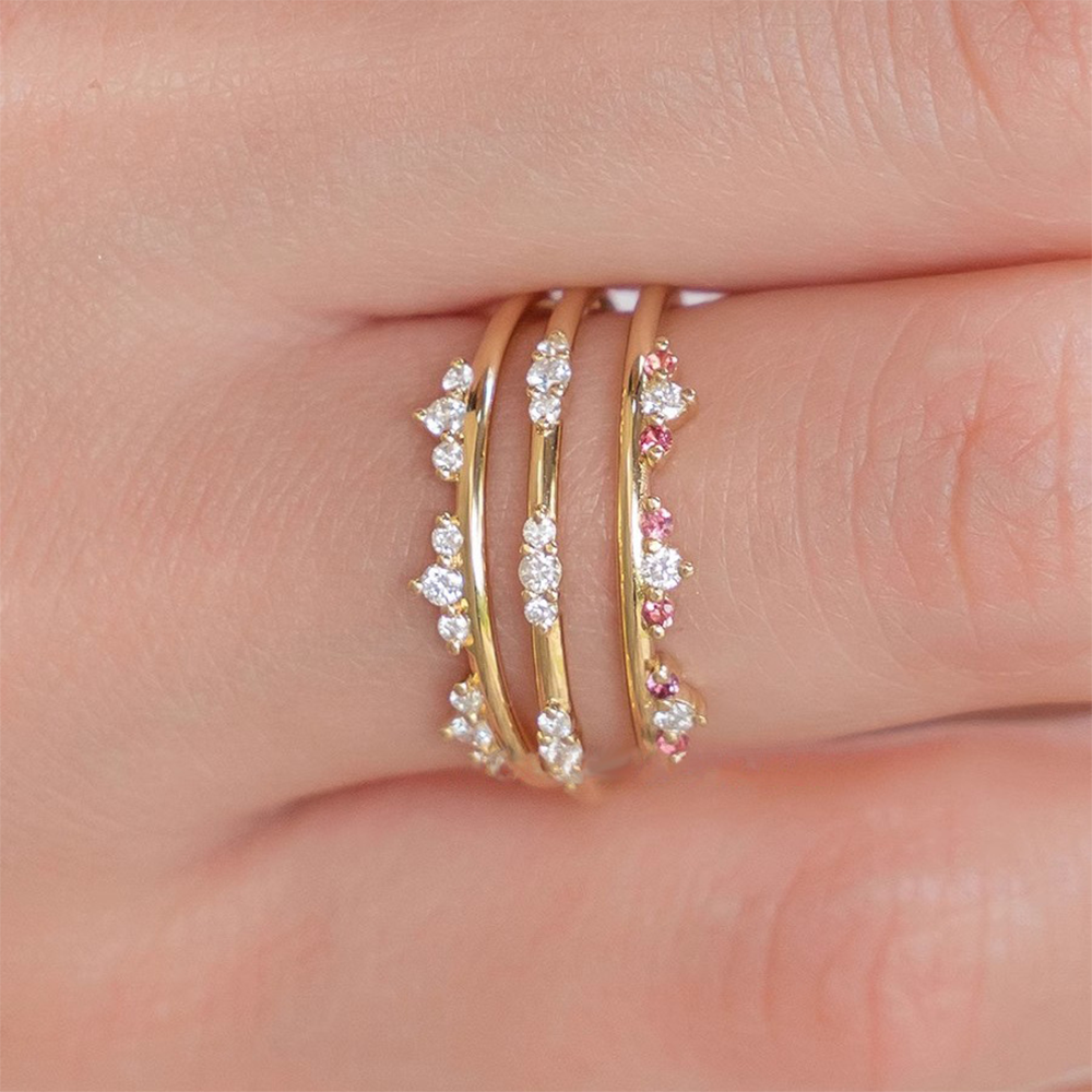 Bague ÉCLAT STELLAIRE - Argent Fin & Cristaux