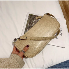 Eclipse Croco Baguette – Zipper & Croc Texture
