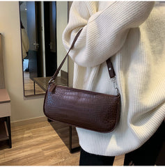 Eclipse Croco Baguette – Zipper & Croc Texture