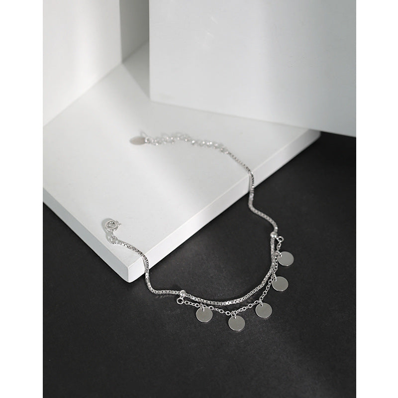 Dalia Disc Bracelet – 925 Sterling Silver
