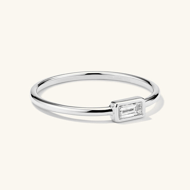 Bague BAGUETTE ESSENTIAL - Minimalisme Géométrique