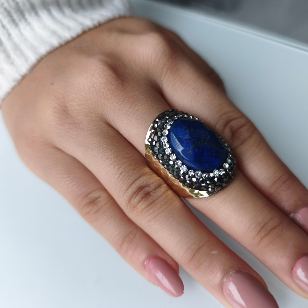 Bague VICTORIA avec Pierre Naturelle