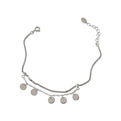 Dalia Disc Bracelet – 925 Sterling Silver