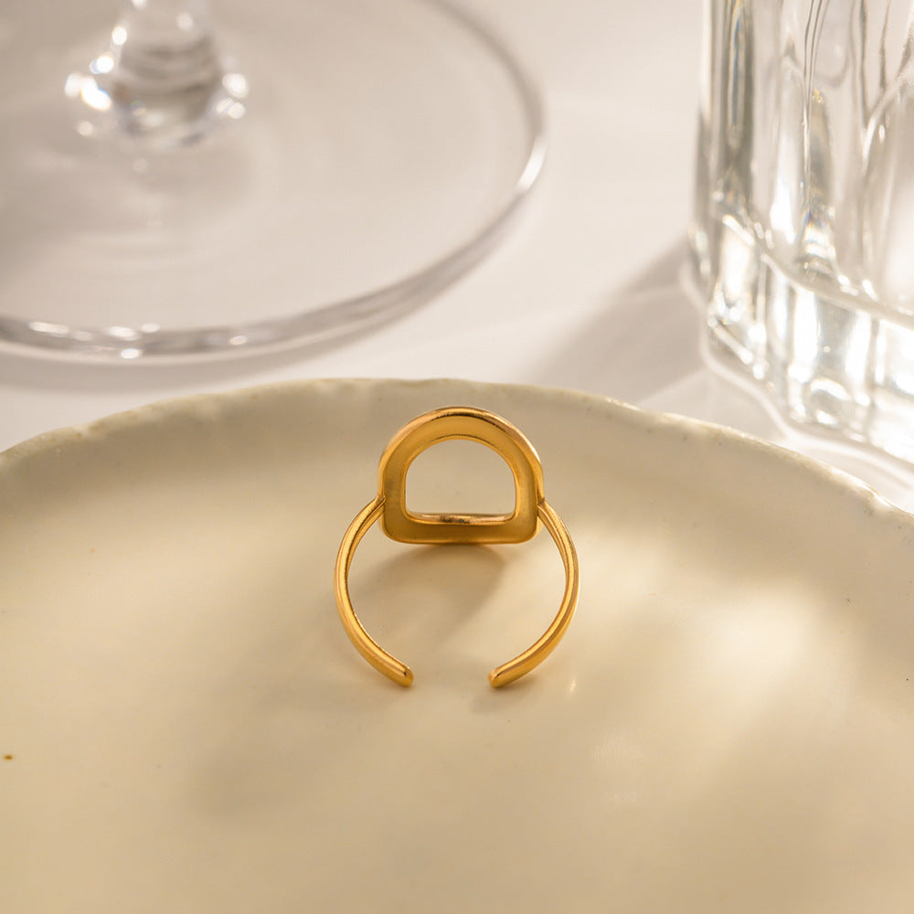 Aura Ring – Stainless Steel, Gold Finish