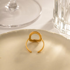 Aura Ring – Stainless Steel, Gold Finish