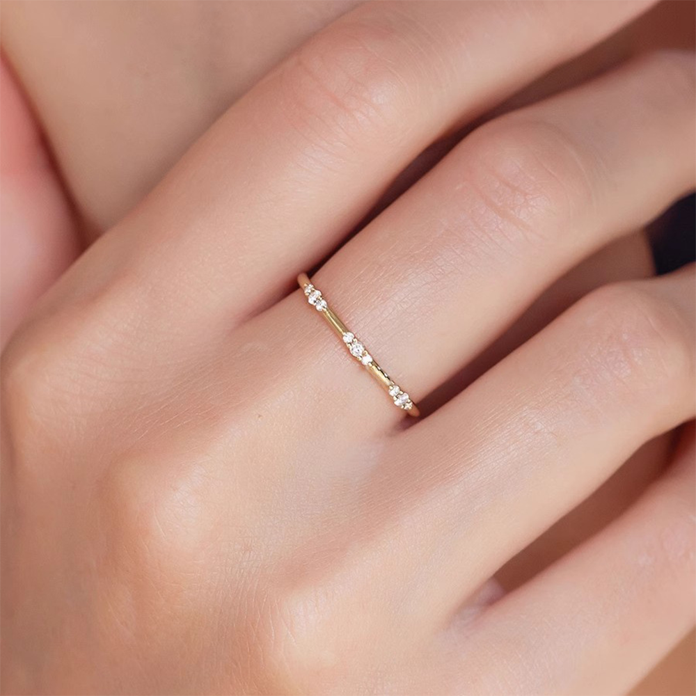 Bague ÉCLAT STELLAIRE - Argent Fin & Cristaux