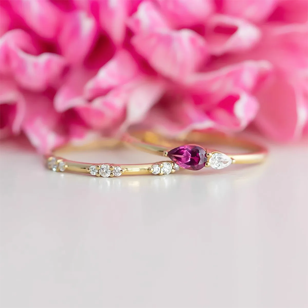 Bague ÉCLAT STELLAIRE - Argent Fin & Cristaux