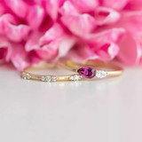 Bague ÉCLAT STELLAIRE - Argent Fin & Cristaux