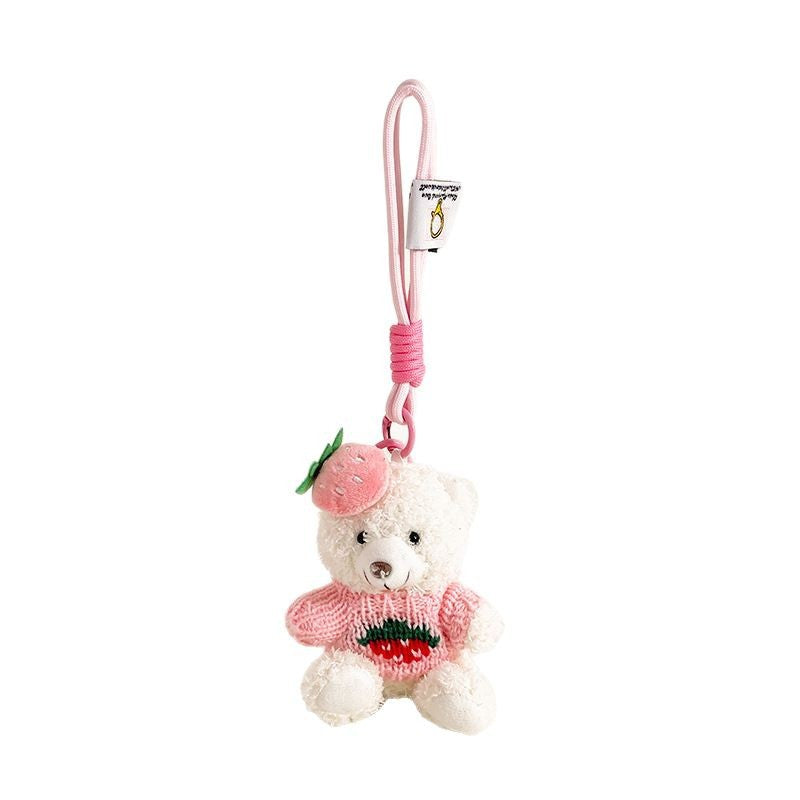 Mini Bear Charm – Plush Keychain