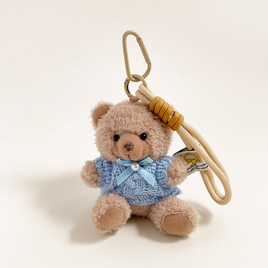 Mini Bear Charm – Plush Keychain