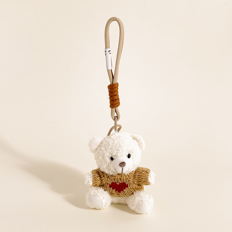 Mini Bear Charm – Plush Keychain