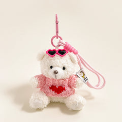 Mini Bear Charm – Plush Keychain