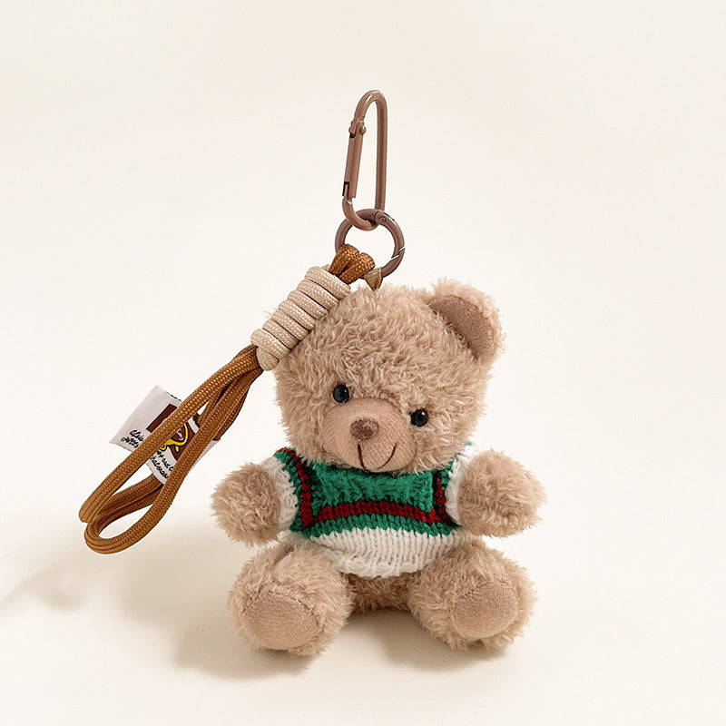Mini Bear Charm – Plush Keychain