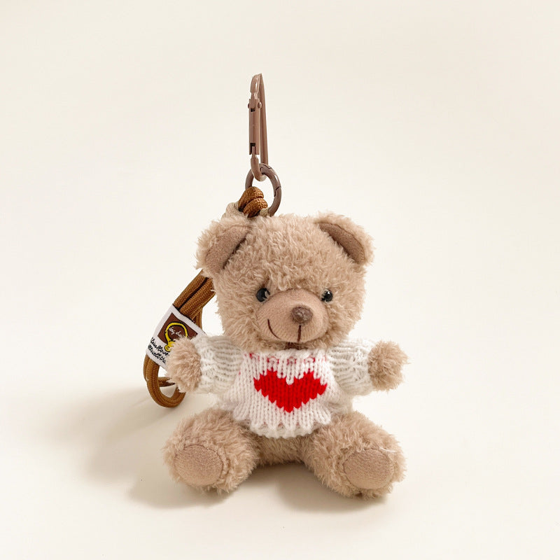 Mini Bear Charm – Plush Keychain