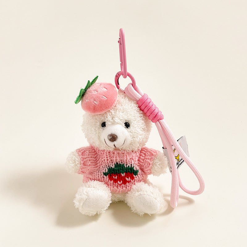 Mini Bear Charm – Plush Keychain