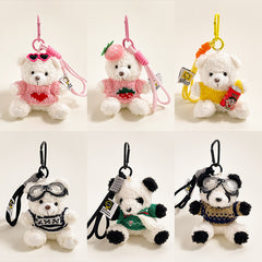 Mini Bear Charm – Plush Keychain