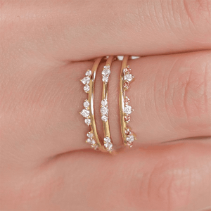 Bague ÉCLAT STELLAIRE - Argent Fin & Cristaux - KASANEL