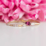 Bague ÉCLAT STELLAIRE - Argent Fin & Cristaux - KASANEL