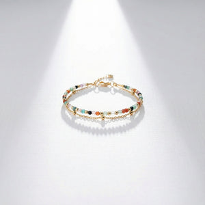 Bracelet Duo Gemmes LUMIÈRE - KASANEL