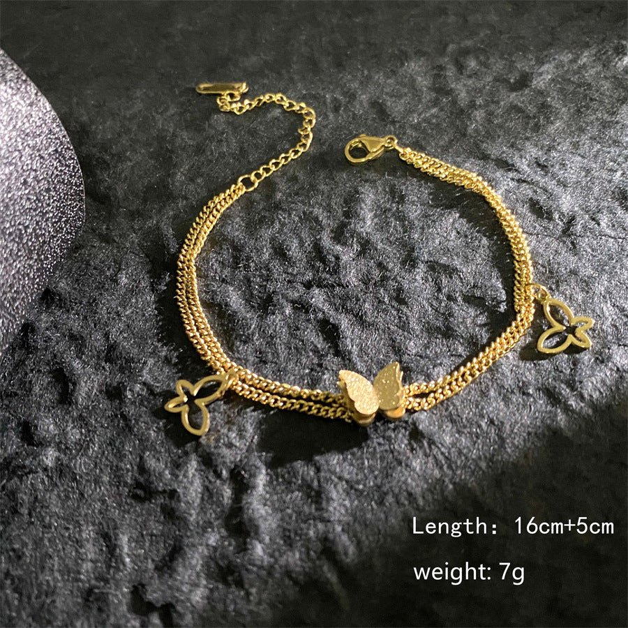 Bracelet Duo PAPILLONS LIA - KASANEL