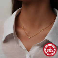 Butterfly Grace Necklace – 925 Sterling Silver with Zircon