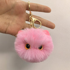 Fluffy Charm Keychain