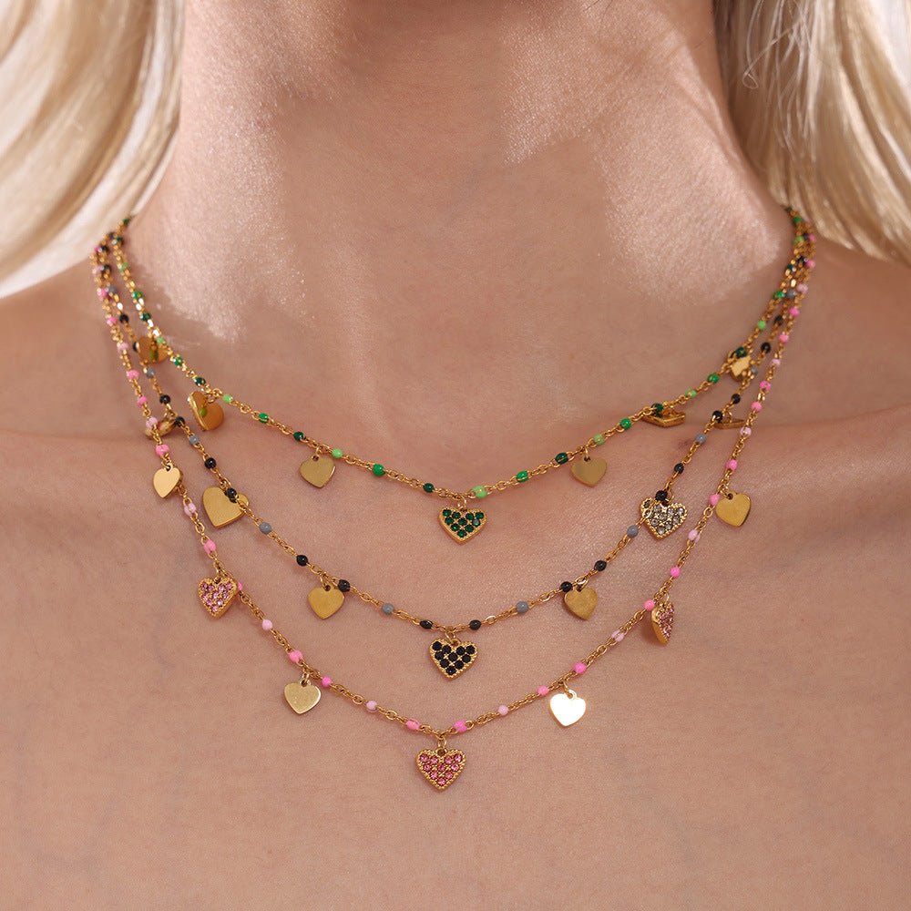 Collier Cœur ÉTINCELLE - KASANEL