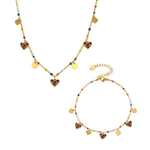 Collier Cœur ÉTINCELLE - KASANEL