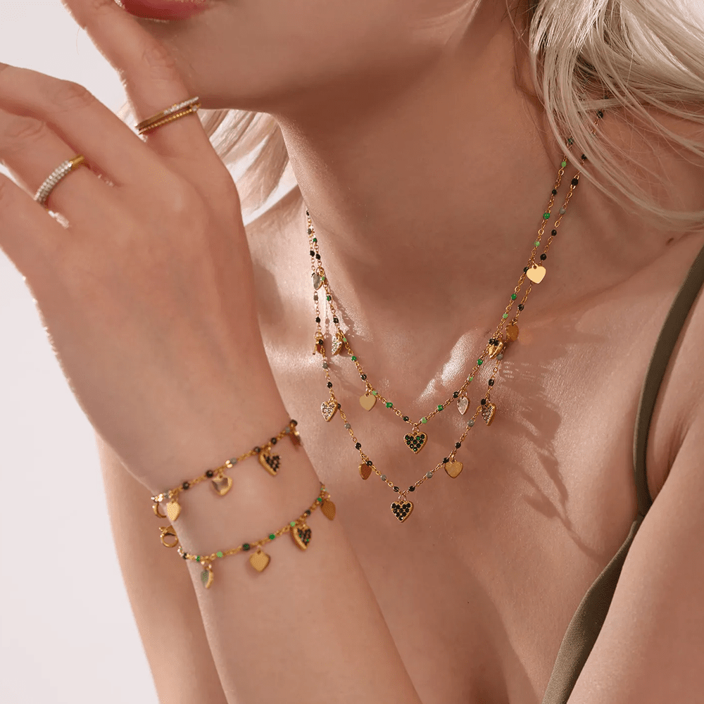 Collier Cœur ÉTINCELLE - KASANEL