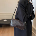 Sac Baguette IRIS - Croco Choco