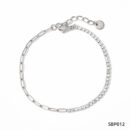 Bracelet Maillons LUMEN - Blanc