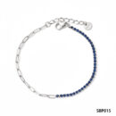 Bracelet Maillons LUMEN - Bleu