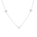 Collier Trois Papillons AURA Argent 925 - Argenté