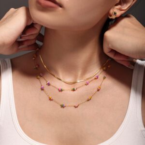 Collier Set DUO PIERRES FINES