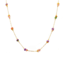 Collier Set DUO PIERRES FINES - Multicolore Poudré